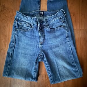 GAP Curvy Blue Skinny Jeans, Size 27R